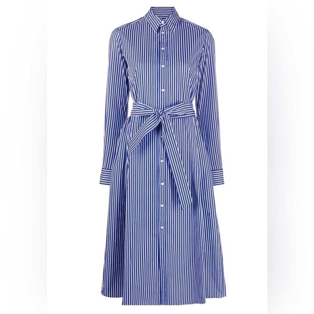 Polo Ralph Lauren Striped Shirt Dress Sz 10